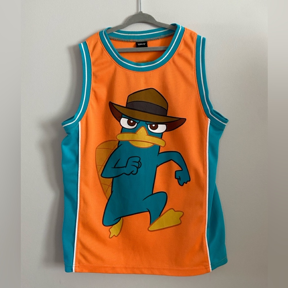 DISNEY Agent P Basketball Jersey Youth